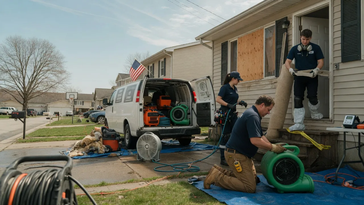 Water Damage Restoration in Lansford, PA near me